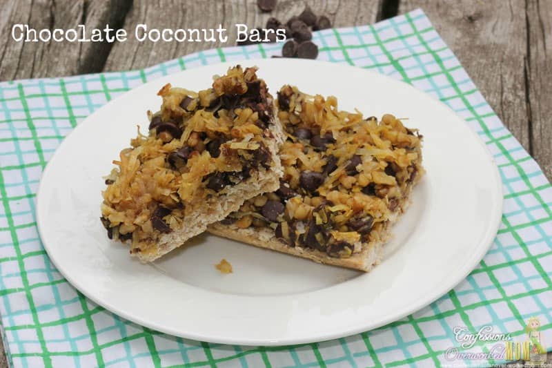 Healthier Desserts - Chocolate Coconut Bars Recipe