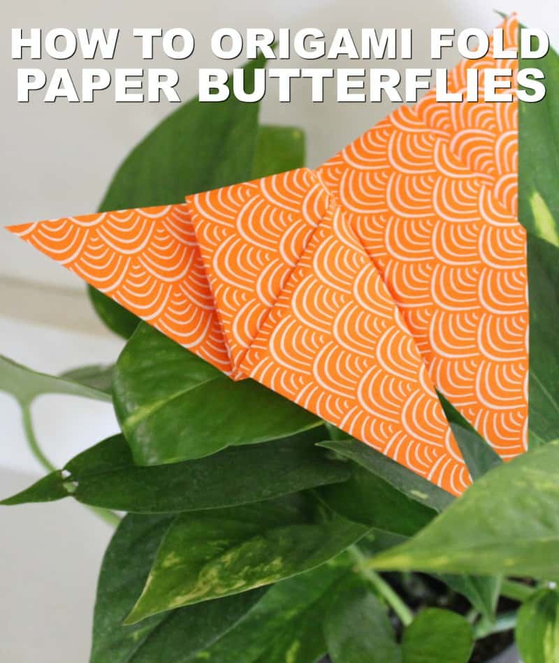 Making Butterflies With Paper for Scrapbooking or Cards