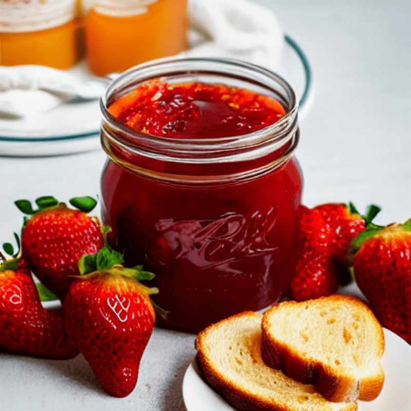 This strawberry marmalade recipe is a great way to enjoy fresh strawberries. I love strawberries and we try to go strawberry picking each year.  Make a batch today.