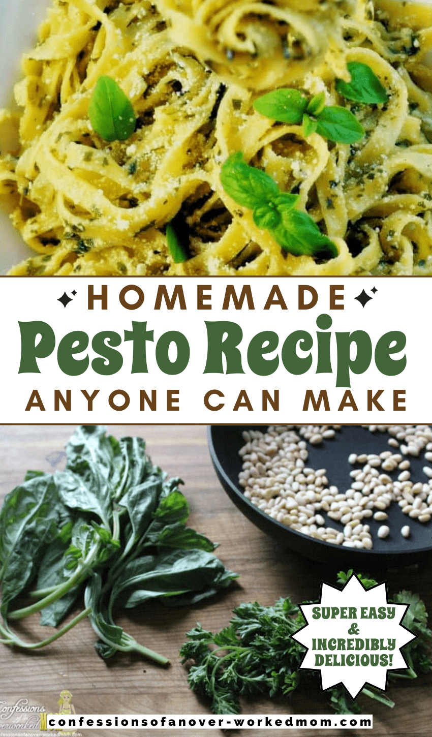 This easy pesto sauce recipe is a great choice when you are short on time at dinner. Make this simple pesto sauce recipe and have dinner on the table in just a few minutes.