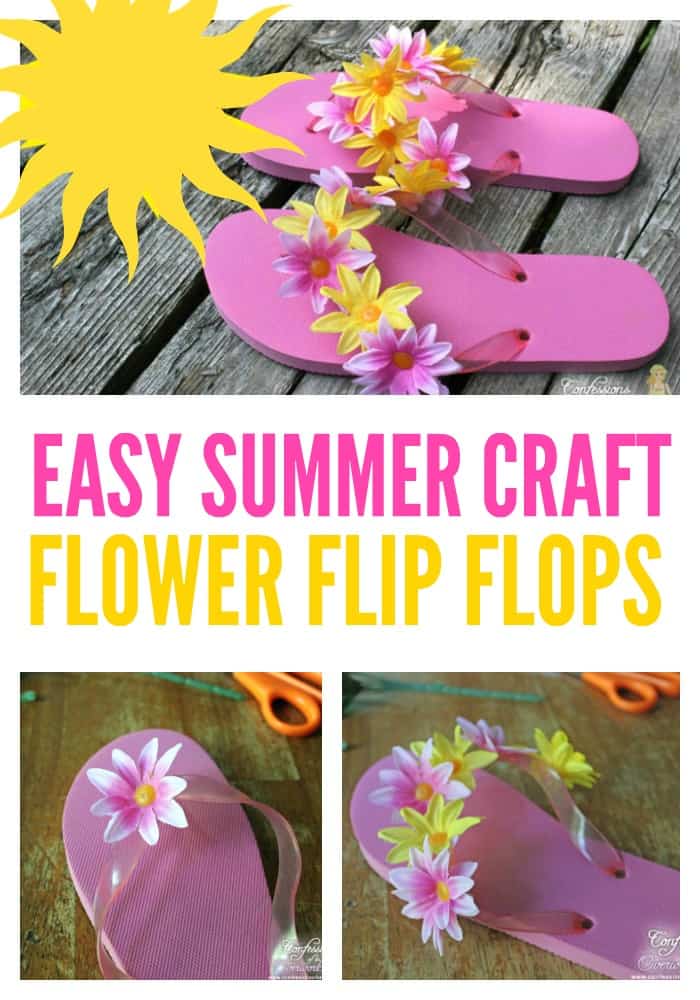How To Dress Up Flip Flops: An Easy Summer Craft