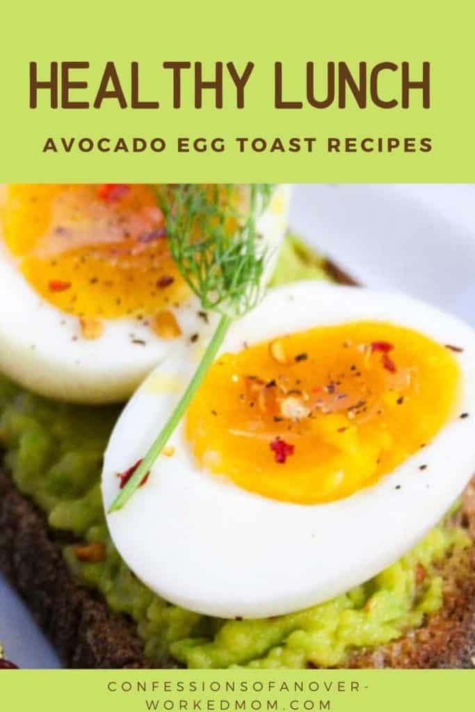 Easy Avocado Recipe - Avocado Egg Toast Sandwich Recipe