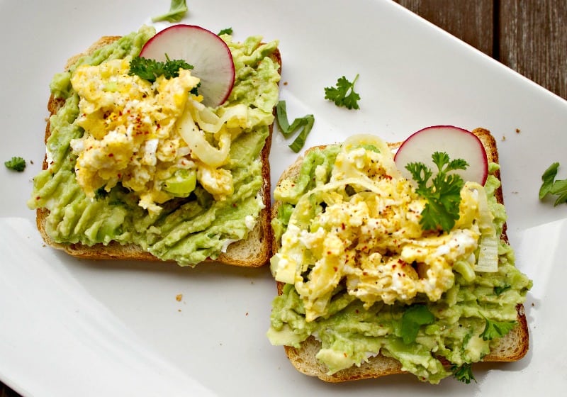 Easy Avocado Recipe - Avocado Egg Toast Sandwich Recipe
