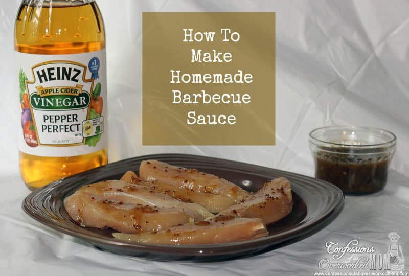 How to make homemade barbecue sauce #HeinzVinegar