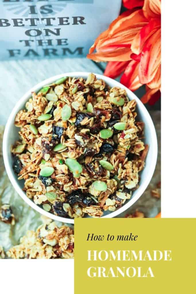 How to Make Your Own Granola for Breakfast Gluten Free