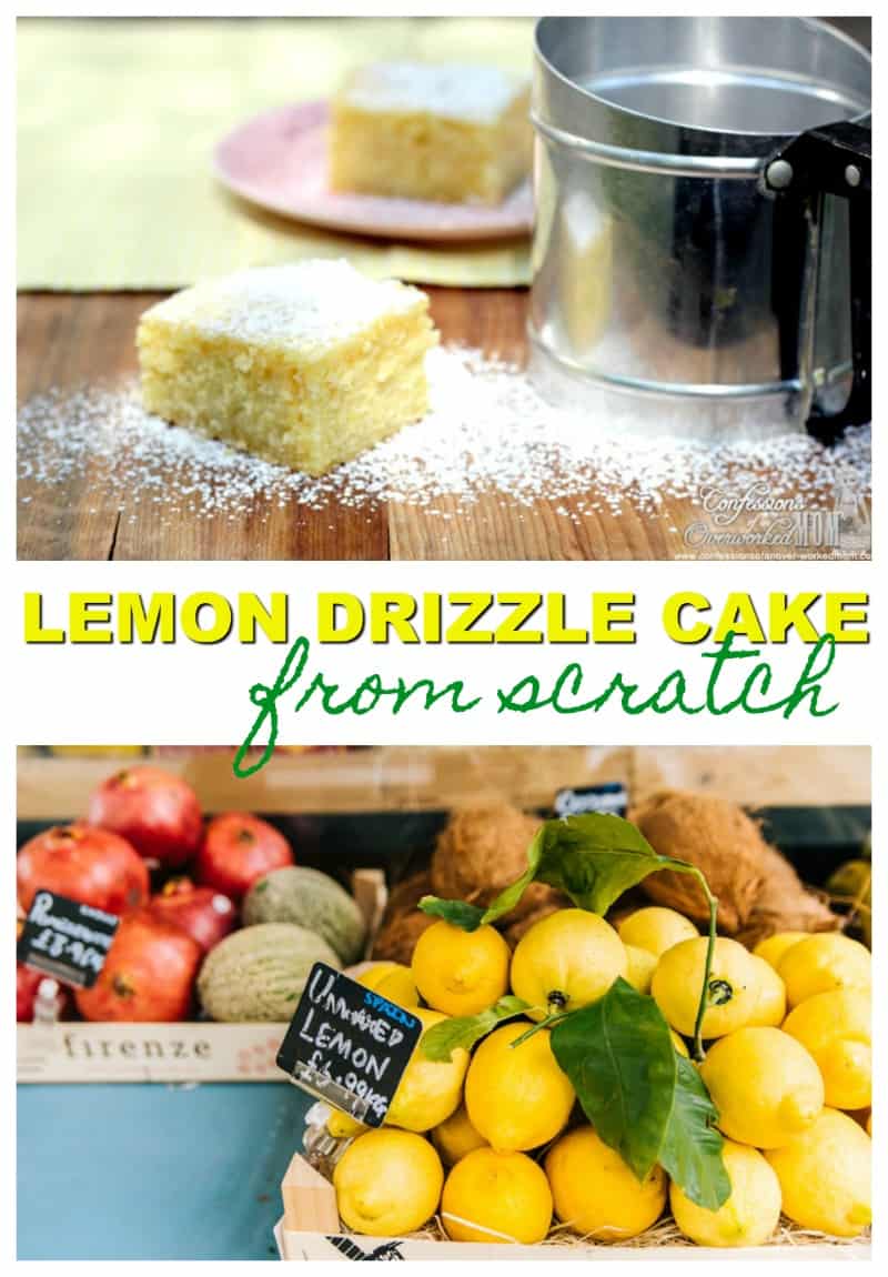 Lemon Cake from Scratch - Lemon Drizzle Cake