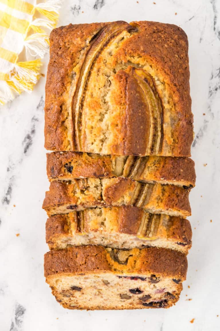 Healthy Banana Bread Recipe (Egg Free) for Breakfast