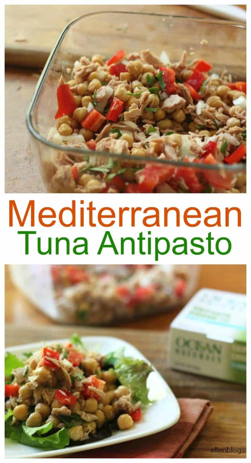 Health Benefits of Tuna: Mediterranean Tuna Antipasto Salad