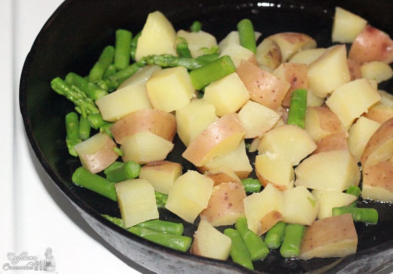 Frittata recipe: Asparagus & Potato Frittata