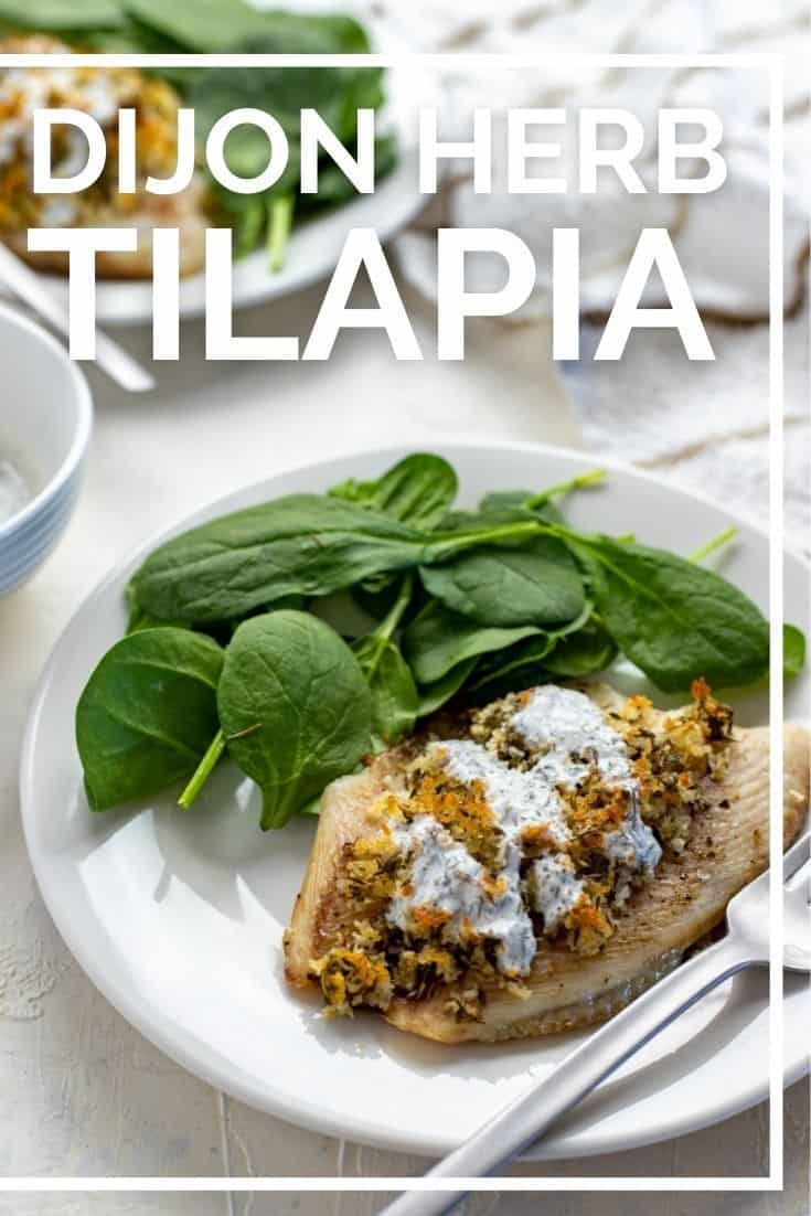 Looking for Paleo tilapia recipes? Try my Dijon Herb Tilapia and find out why it's one of my favorite healthy ways to cook fish at home.