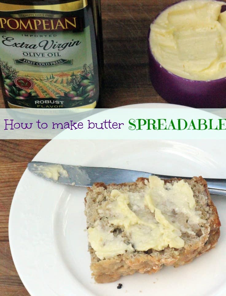 How to make butter spreadable