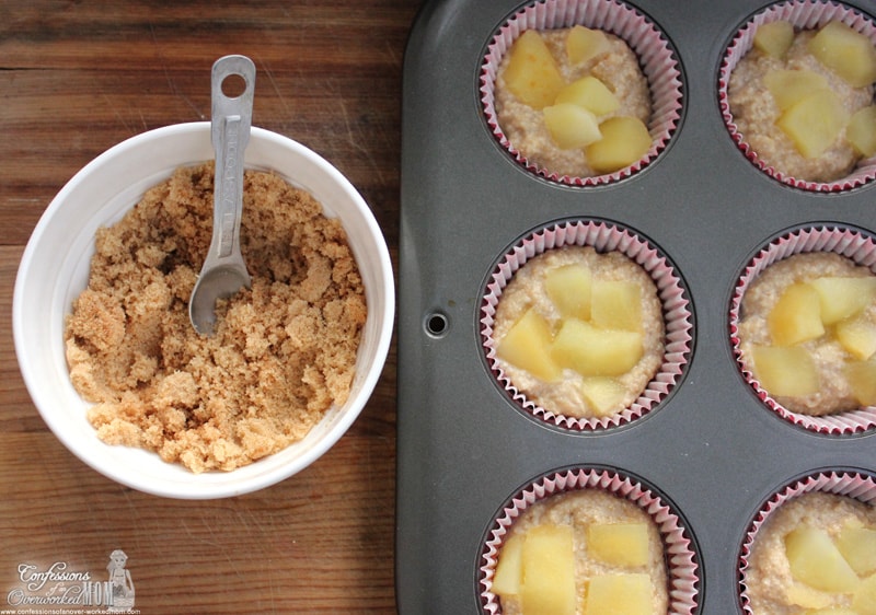 Gluten Free Apfelkuchen Muffin #recipe #STAROliveOil #cbias