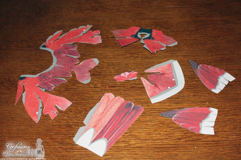 Paper folding birds crafts