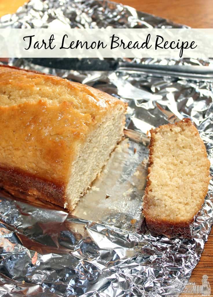 Tart lemon bread recipe