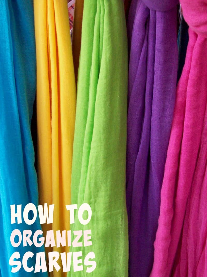 How to Organize Scarves in a Closet to Reduce Clutter
