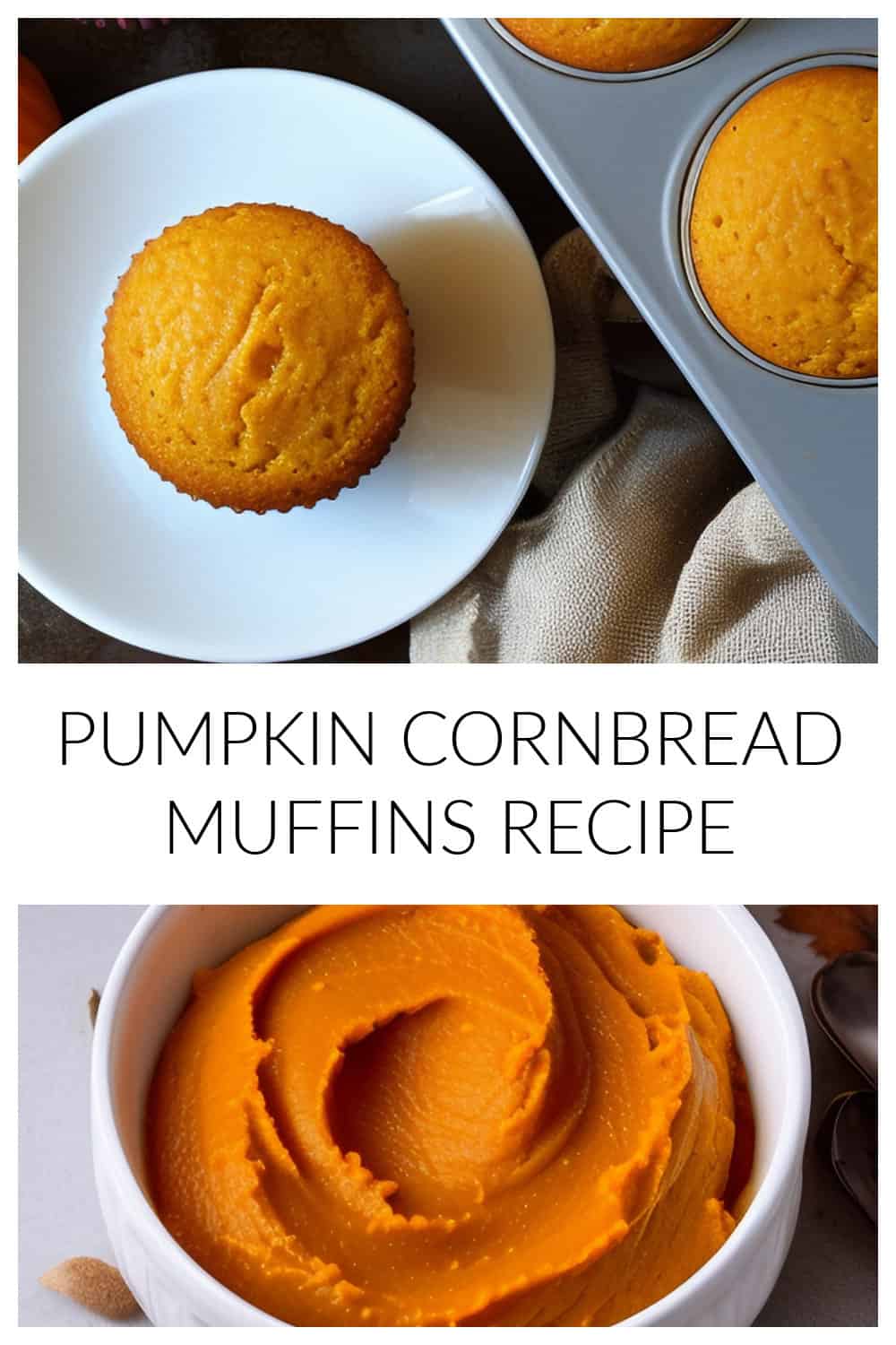 Pumpkin Cornbread Muffin Recipe