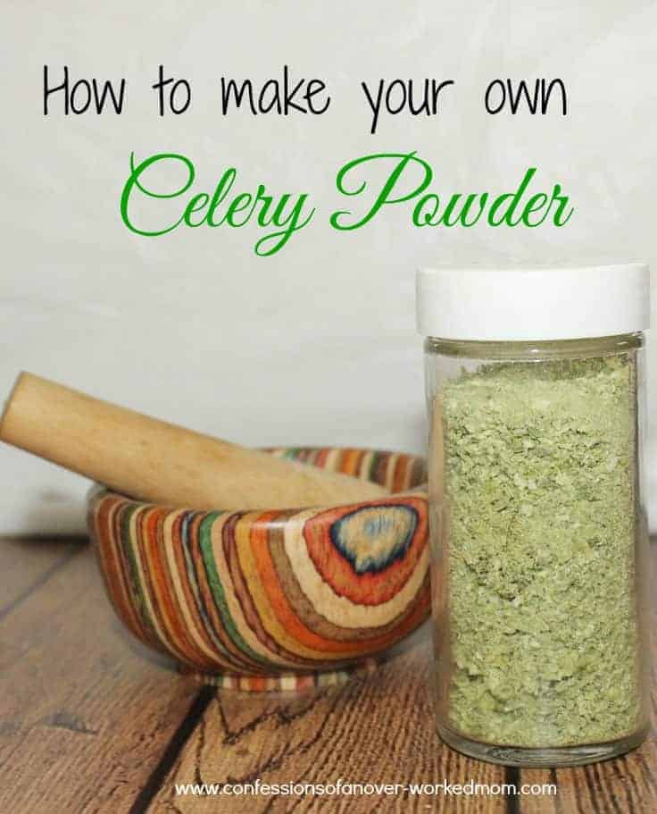 How to make celery powder #sponsored