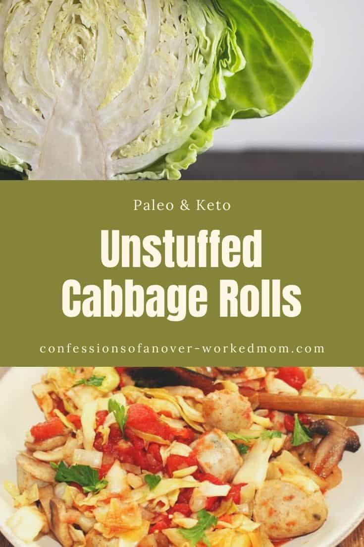 Unstuffed Paleo Cabbage Rolls in 15 Minutes