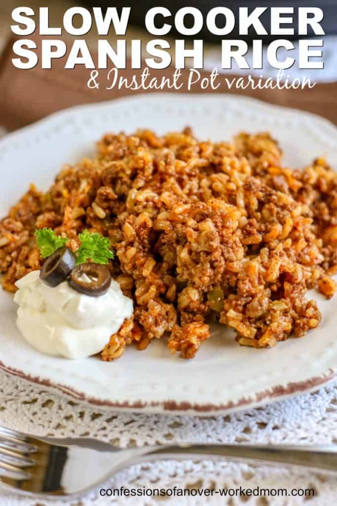 Gluten Free Crock Pot Spanish Rice Recipe for Busy Nights