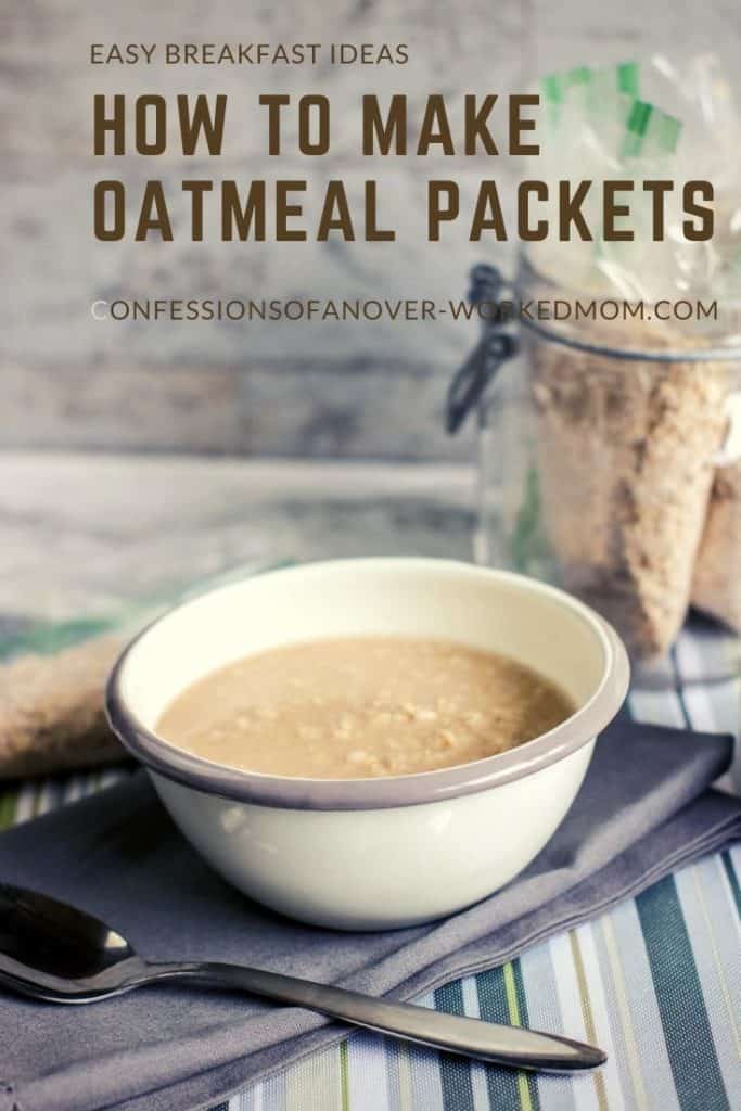 Gluten Free Instant Oatmeal Packets Recipe for Busy Mornings
