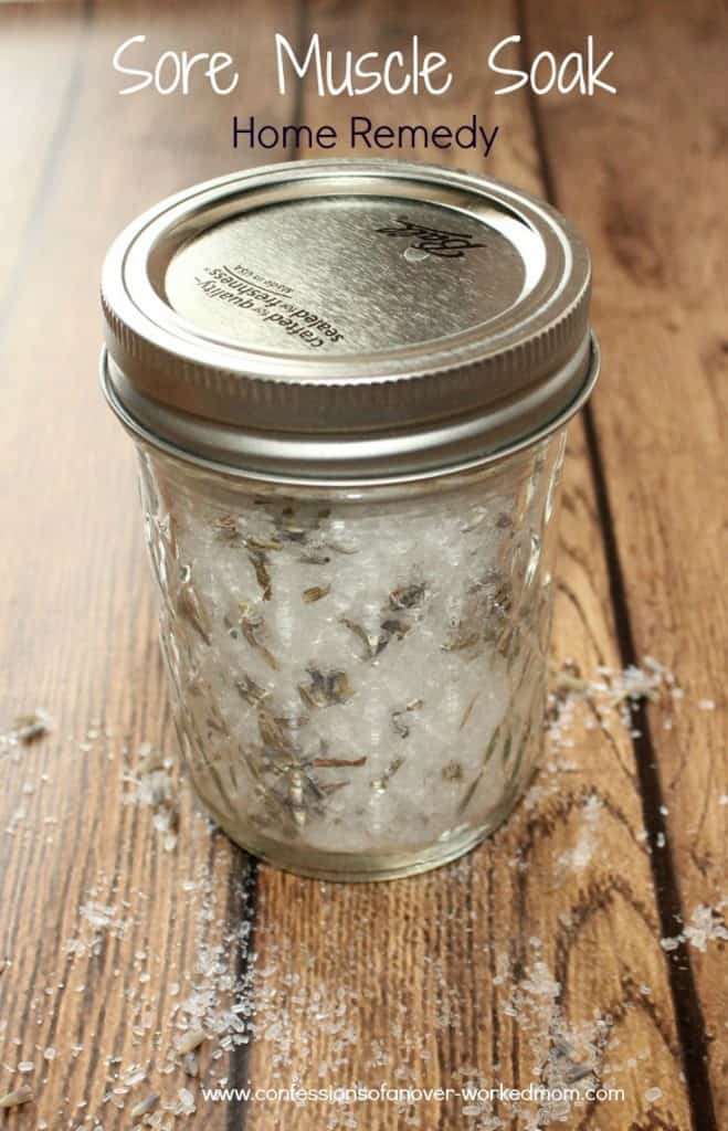 Sore Muscle Soak Home Remedy