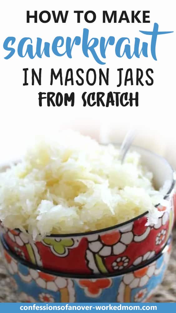 How to Make Sauerkraut in Mason Jars from Scratch