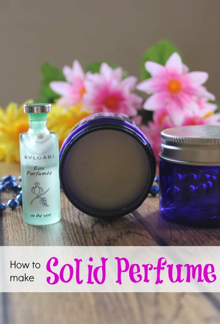 How to make solid perfume