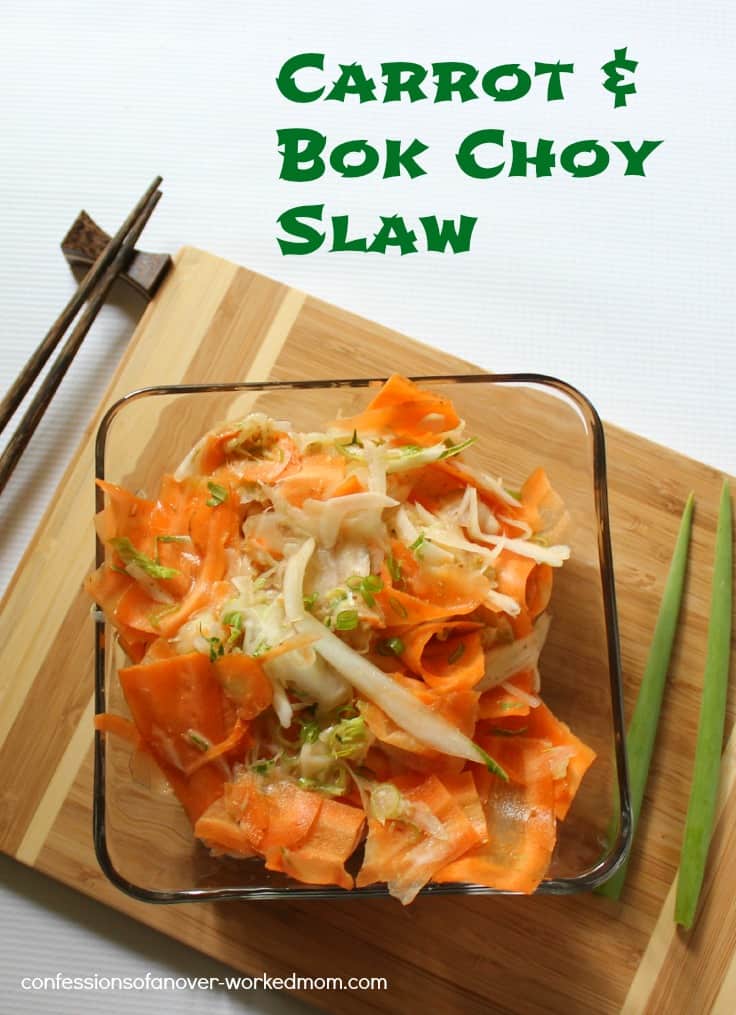 Carrot and Bok Choy Slaw Recipe