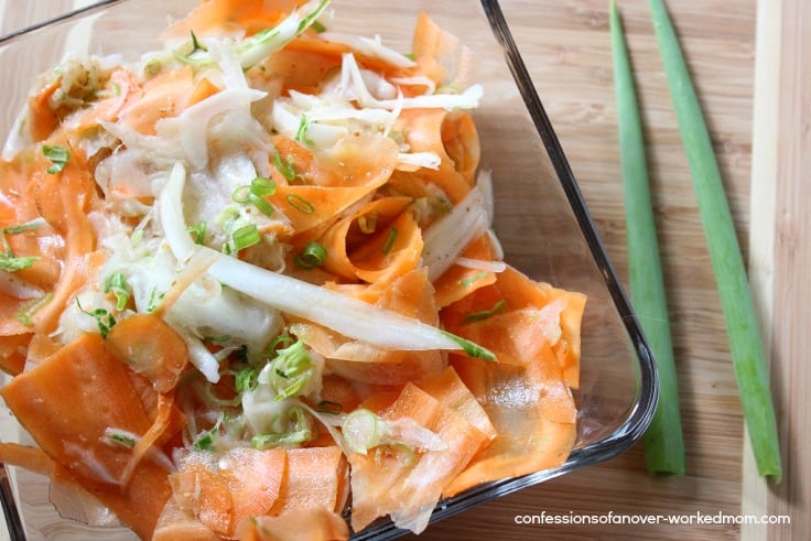 Carrot and Bok Choy Slaw Recipe