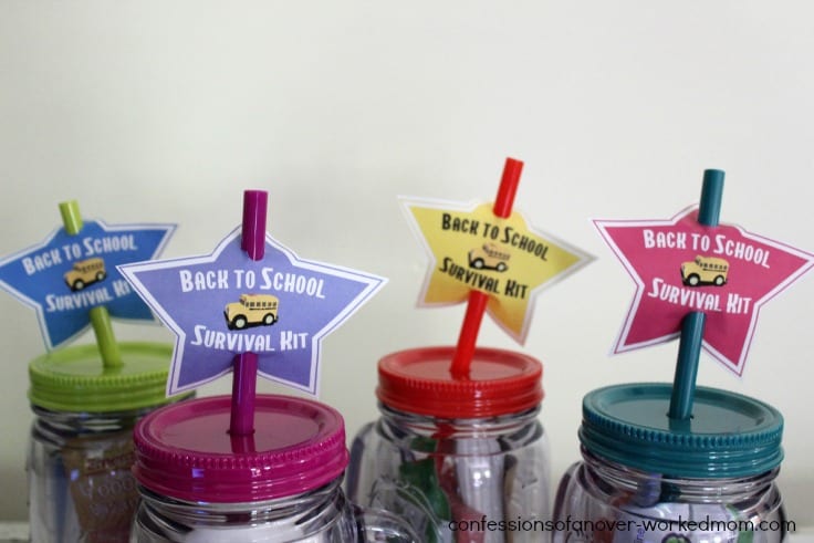 End of the Year and Back to School Teacher Survival Kit DIY with free printable