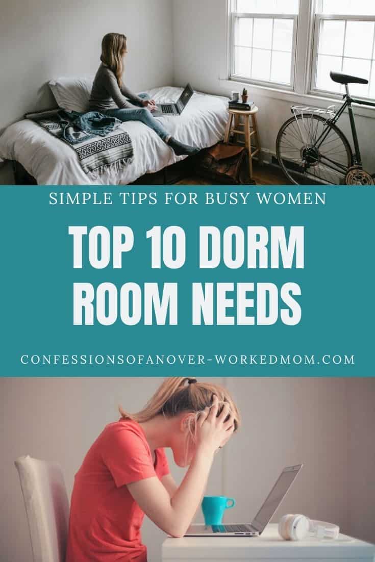These dorm room essentials are an absolute must. Wondering what your child needs for their dorm room? Start here before you shop.