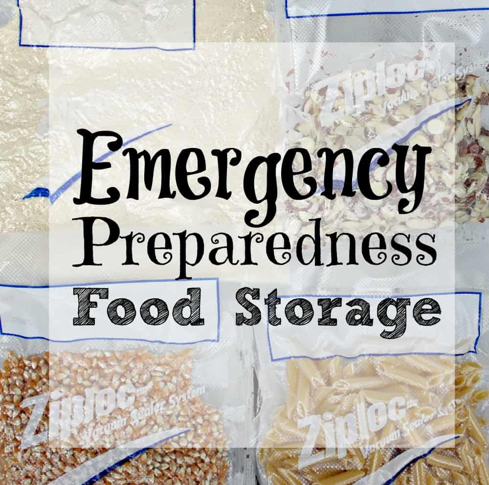 Emergency Preparedness Food Storage List | Reducing Food Waste