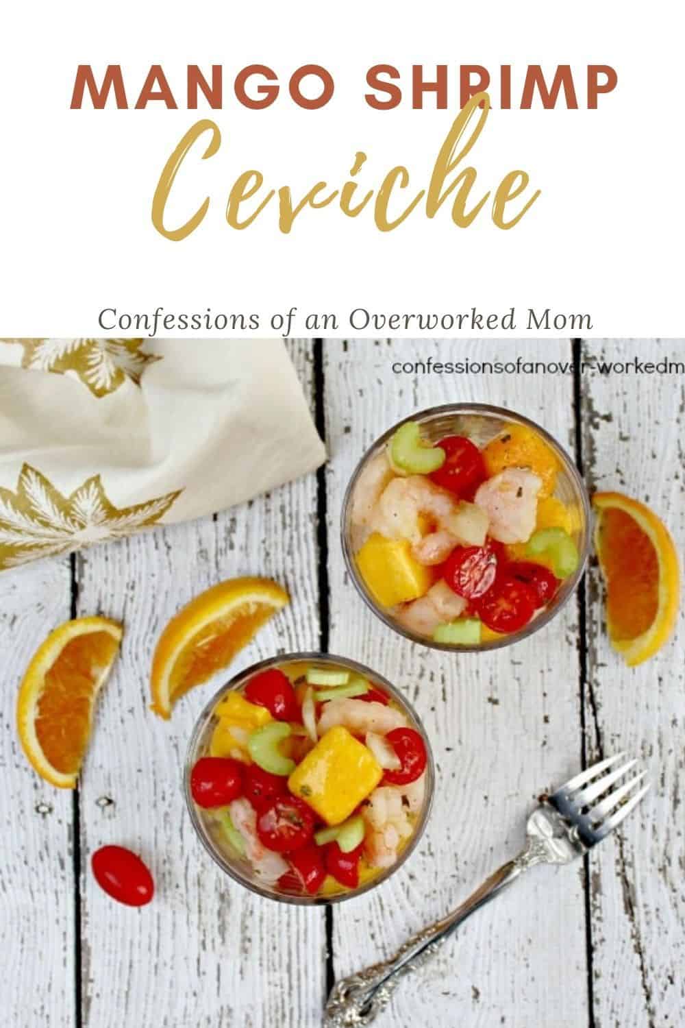 This mango shrimp ceviche recipe is a perfect holiday appetizer. Try this delicious shrimp ceviche with mango for your next party.