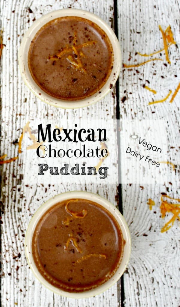 Vegan Mexican Chocolate Pudding | Dairy Free Desserts 