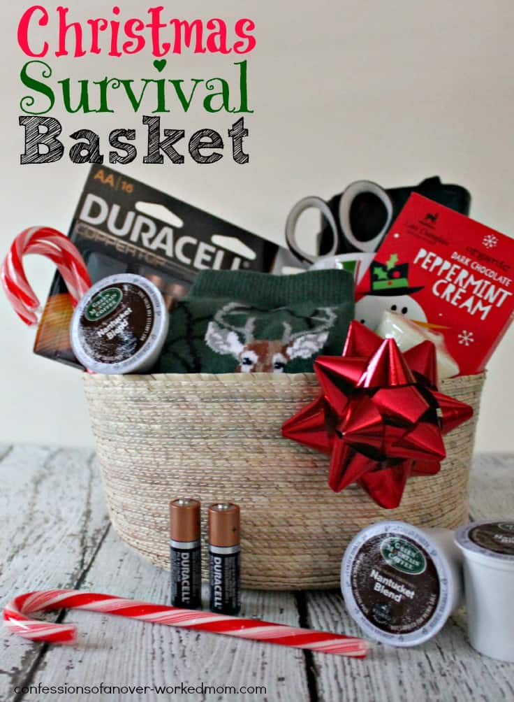 Christmas Survival Gift Basket