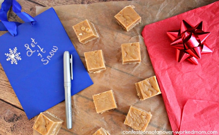 Peanut Butter Fudge Recipe | Homemade Christmas Gifts