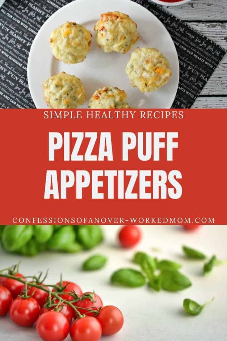 Looking for a healthy appetizer recipe? You will love these pizza puff appetizers! Make these homemade pizza puffs for all your parties.
