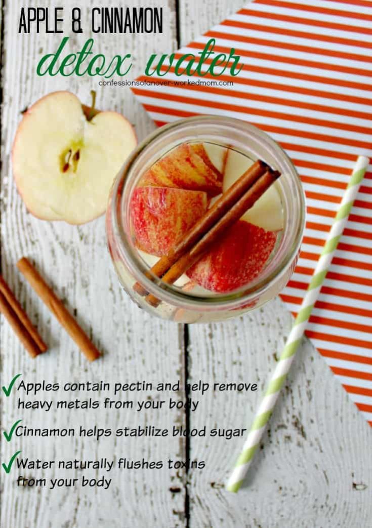 Apple Cinnamon Detox Water | Detox Water Recipes with Apple