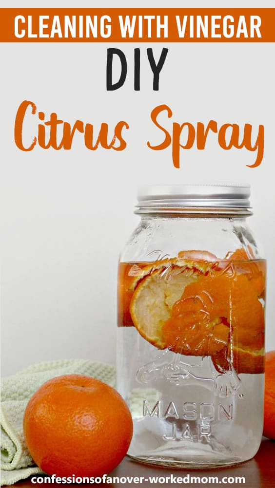 Cleaning with Vinegar DIY Citrus Spray