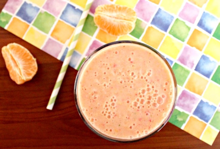 Citrus Protein Smoothie - Taking care of others when you're sick