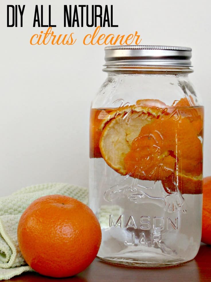 Cleaning with Vinegar: DIY All Natural Citrus Cleaner #MyMixx