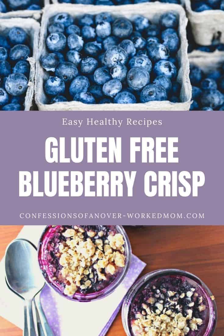 Gluten Free Blueberry Crisp Recipe