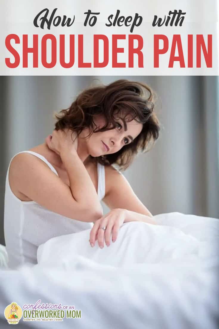 Wondering how to sleep for shoulder pain?  Find out how to sleep with shoulder pain and what works for me.