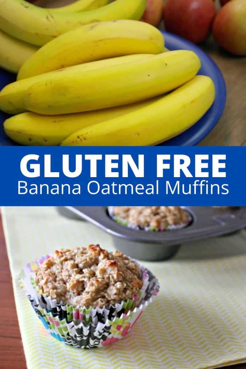 Sleepytime Gluten Free Banana Oatmeal Muffins