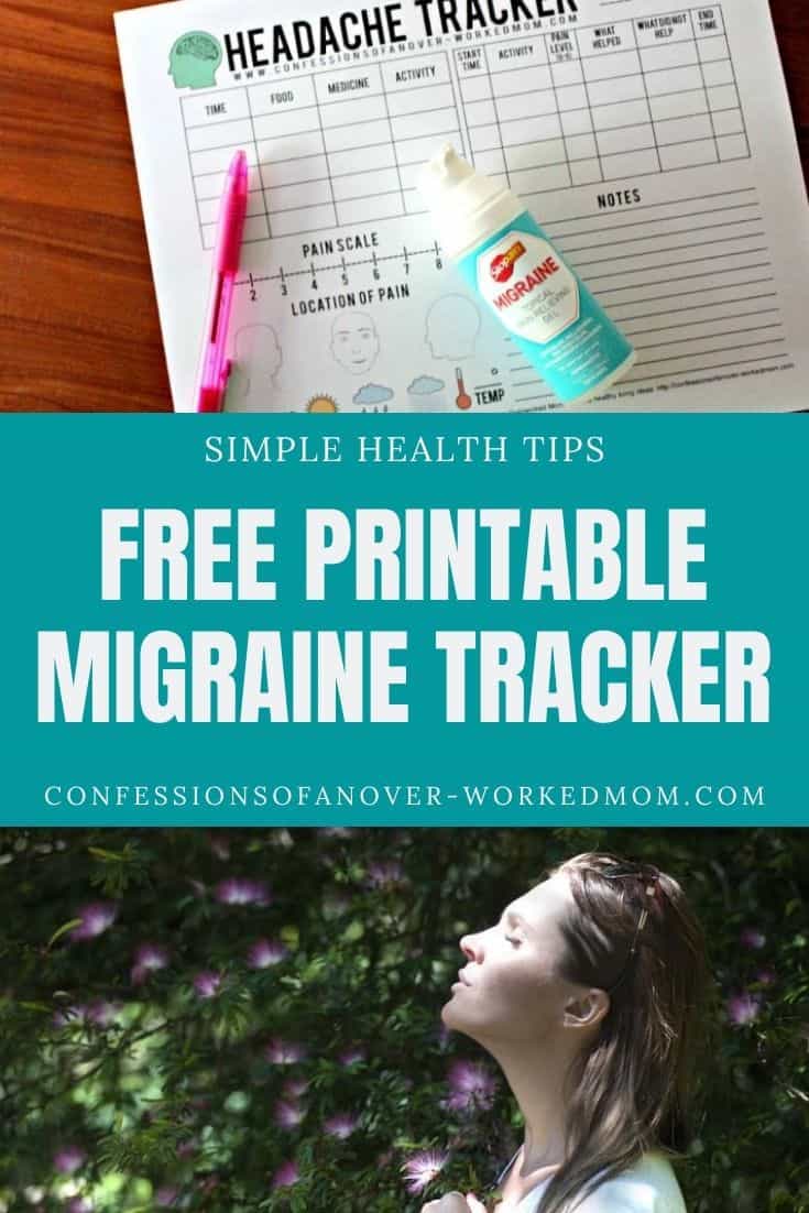 Looking for migraine tracker charts? Get this free migraine tracker printable and learn how to track your symptoms and activities for each flare-up.