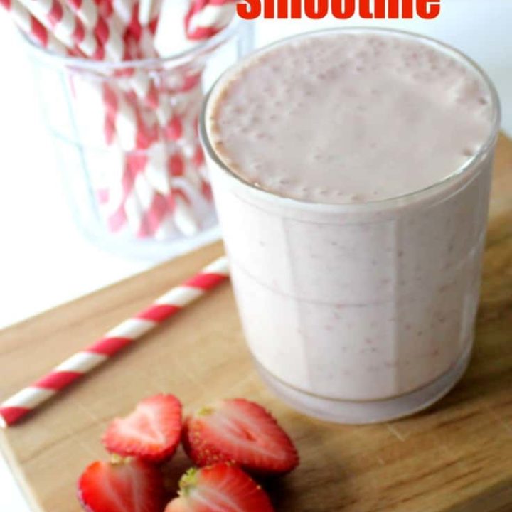 Single Serve Strawberry Smoothie  Confessions of an Overworked Mom