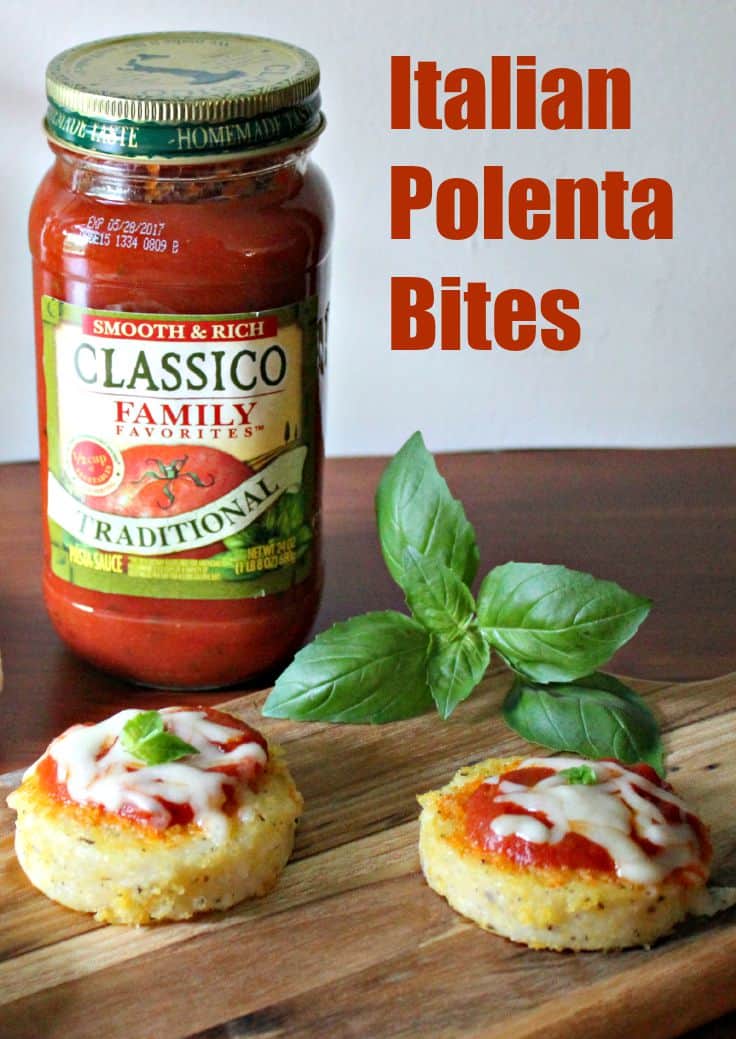 Italian Polenta Bites Recipe & gluten Free Italian Cheddar Herb Biscuits #WhatWillYouRecap #ClassicoMakeItYourOwn