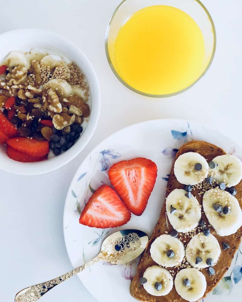 a healthy simple breakfast