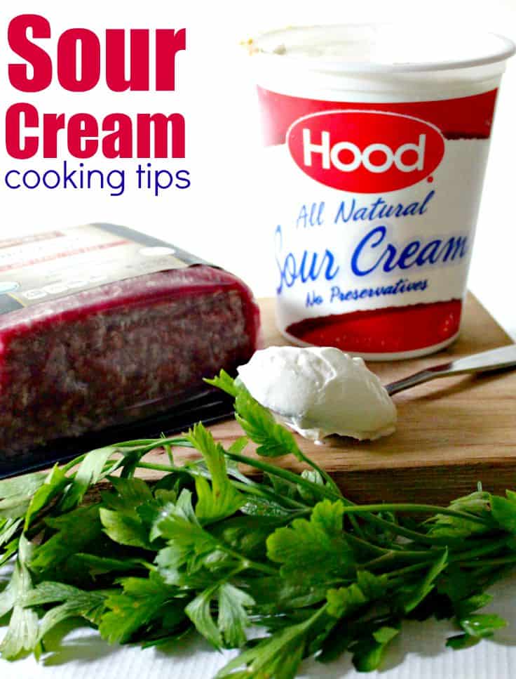 Sour Cream Cooking Tips