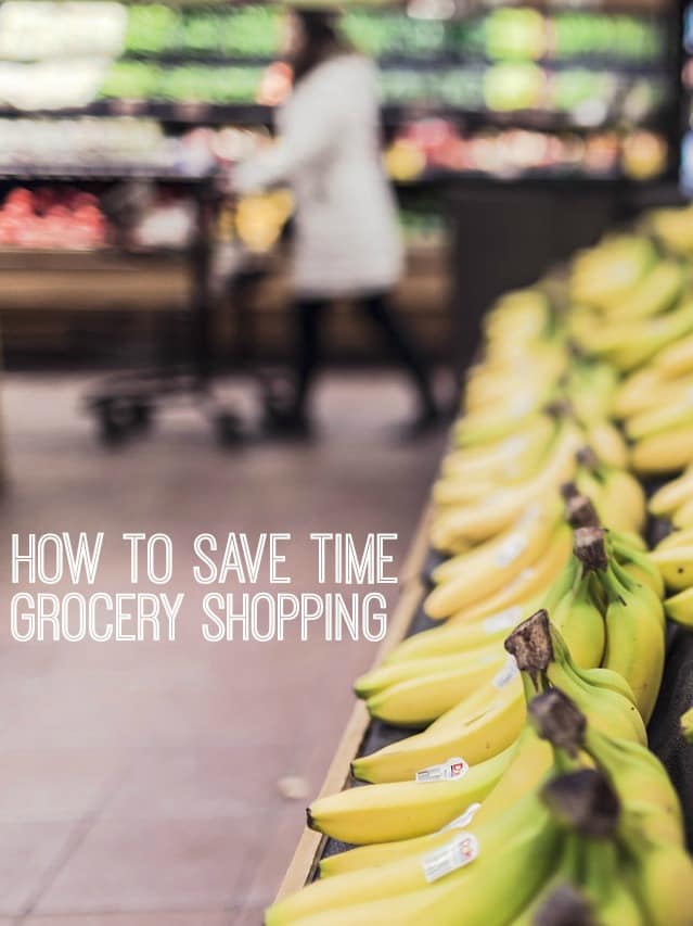 How to save time grocery shopping